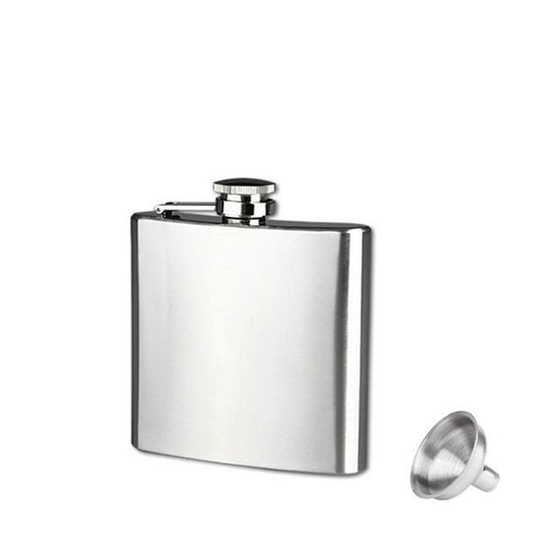 2016 Hot Sale Flask Trustworthy 1pc 10 8 7 6 5 4 2oz Stainless Steel Hip Flask Liquor Whisky Alcohol Cap Funnel Drinkware Bottle