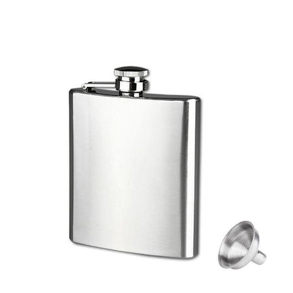 2016 Hot Sale Flask Trustworthy 1pc 10 8 7 6 5 4 2oz Stainless Steel Hip Flask Liquor Whisky Alcohol Cap Funnel Drinkware Bottle