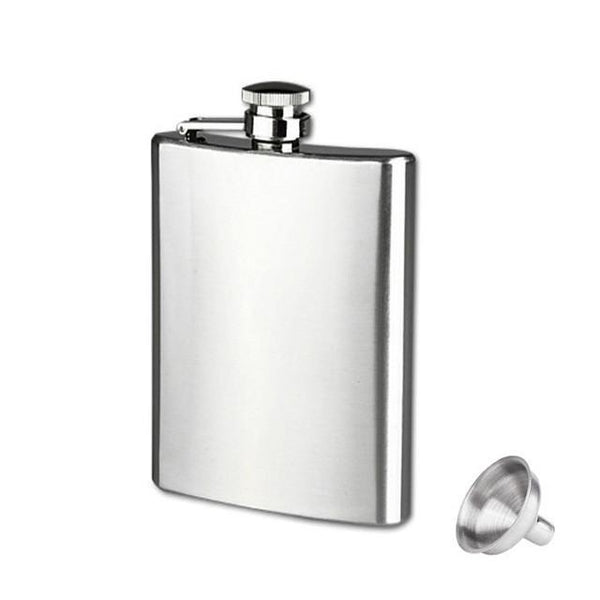 2016 Hot Sale Flask Trustworthy 1pc 10 8 7 6 5 4 2oz Stainless Steel Hip Flask Liquor Whisky Alcohol Cap Funnel Drinkware Bottle