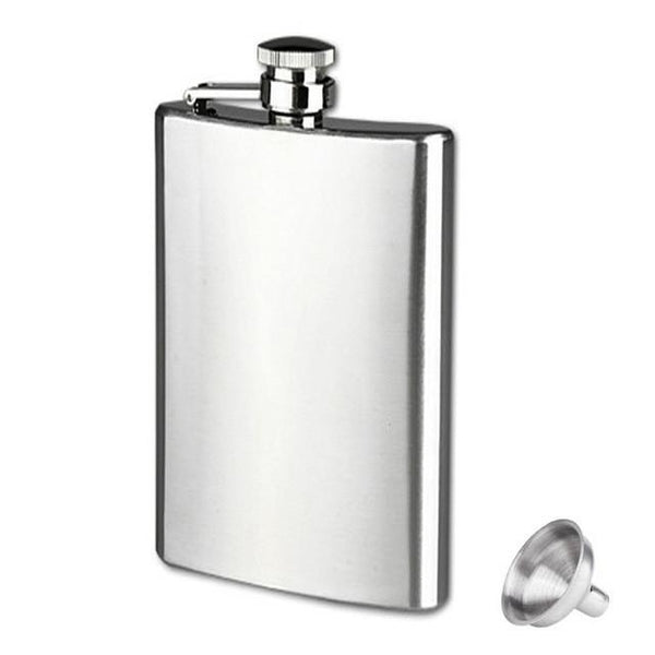 2016 Hot Sale Flask Trustworthy 1pc 10 8 7 6 5 4 2oz Stainless Steel Hip Flask Liquor Whisky Alcohol Cap Funnel Drinkware Bottle