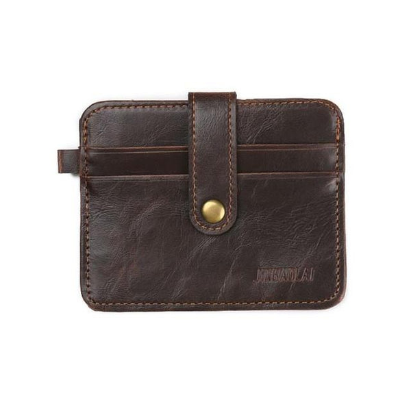 JINBAOLAI Mens Leather Clutch Billfold Wallet Credit ID Card Slim Purse Men's Wallet carteras mujer #JYYW