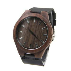 Leather Bamboo Wooden Watches
