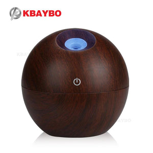 USB Aroma Essential Oil Diffuser Ultrasonic Mist Humidifier Air Purifier 7 Color Change LED Night light for Office Home 130ml