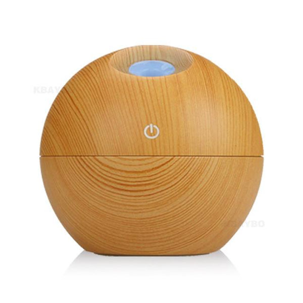 USB Aroma Essential Oil Diffuser Ultrasonic Mist Humidifier Air Purifier 7 Color Change LED Night light for Office Home 130ml
