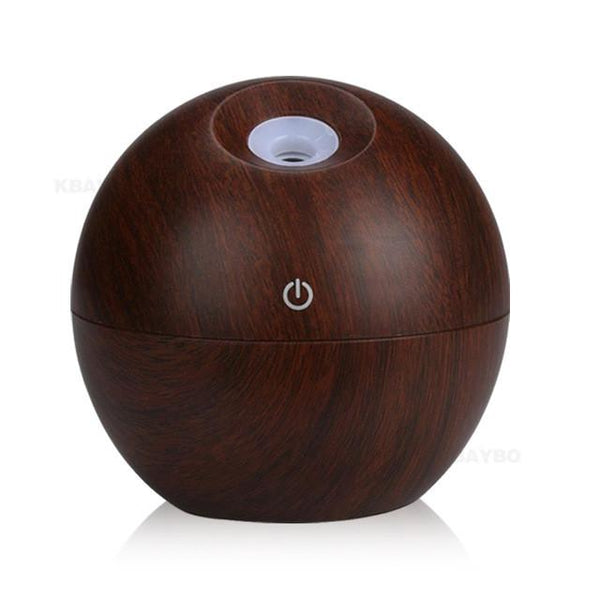 USB Aroma Essential Oil Diffuser Ultrasonic Mist Humidifier Air Purifier 7 Color Change LED Night light for Office Home 130ml