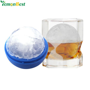 DIY Spherical Ice Mold Food Grade Silicone Sphere Tray Crystal Ice Ball Mold Maker Chocolate Mould For Party Pub Bar Accessories