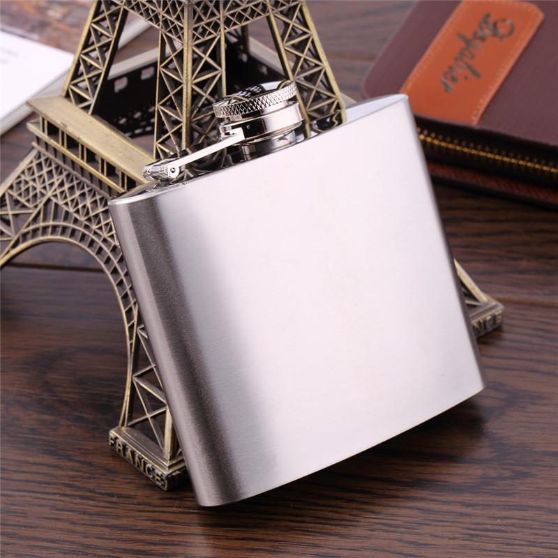 5oz Stainless Steel Hip Flask Liquor Whisky Alcohol Cap Funnel Drinkware For Drinker Wine Accessories for Hiking Travel