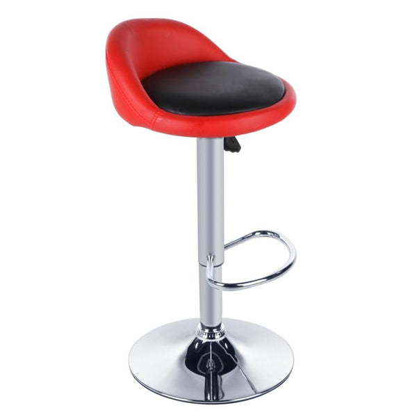 Homdox 2pcs Synthetic Leather Rotating Adjustable Height Bar Stool Chair Stainless Steel Stent 4 Colors  N20A